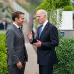 Еманюел Макрон и Джо Байдън