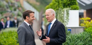 Еманюел Макрон и Джо Байдън