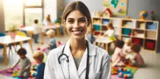 Медик, лекар в детска градина
