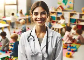 Медик, лекар в детска градина