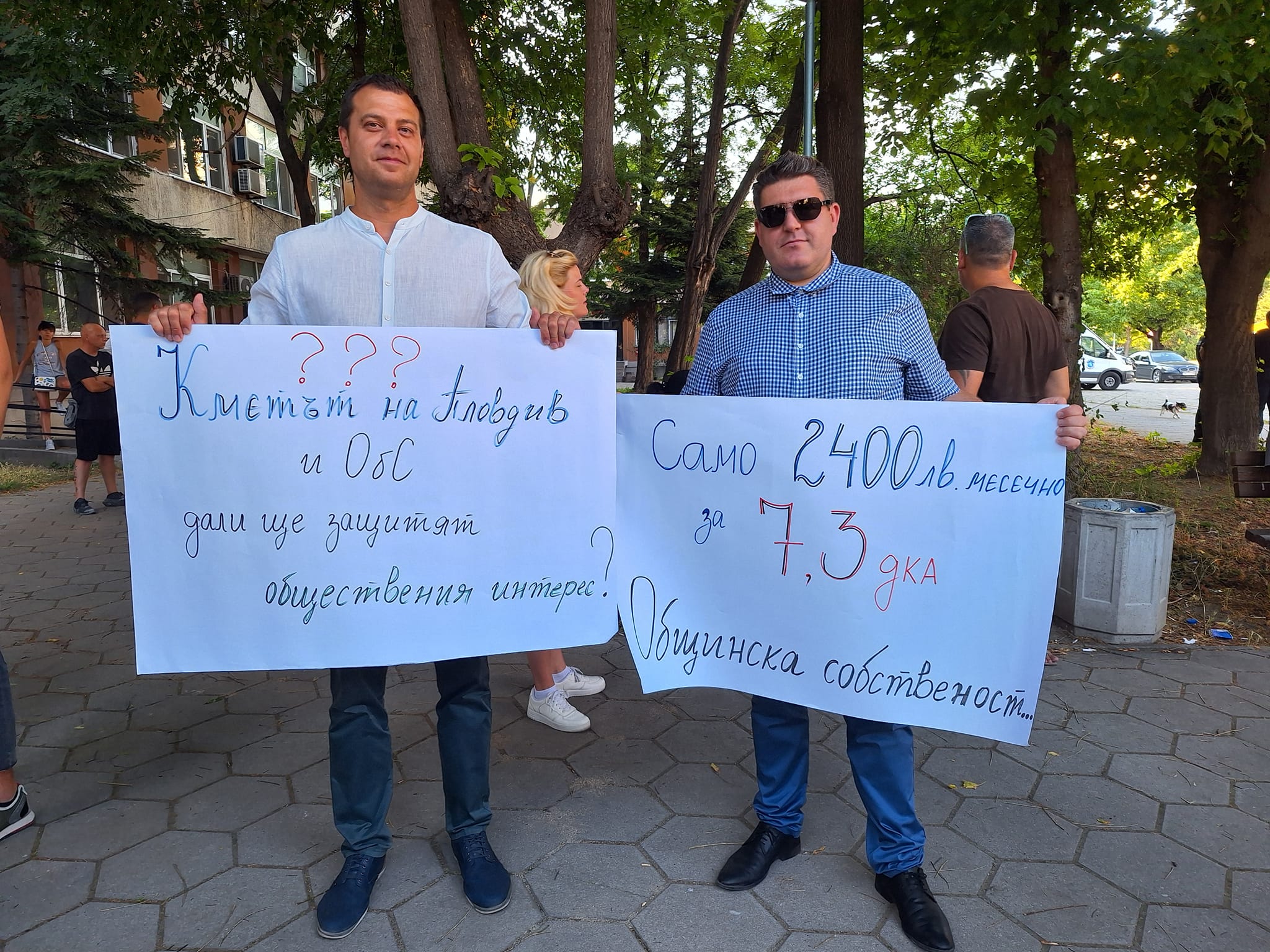 Има ли издадено разрешение за отсичането на здравия орех в