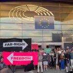 Протест пред Европейския парламент