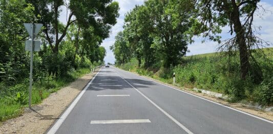 Ремонтираният път