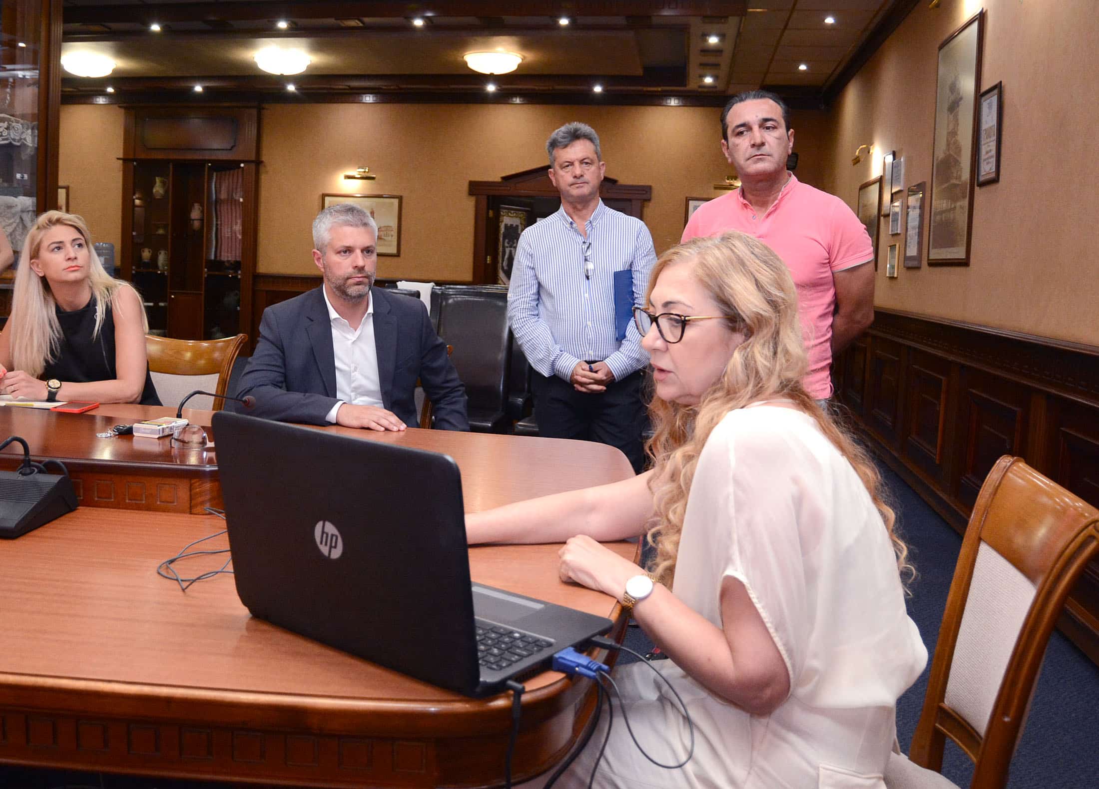 Кметът на Варна Благомир Коцев и ръководството на Община Варна