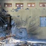 Къща след клането в Газа