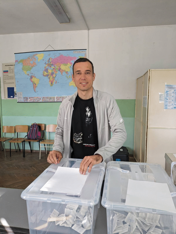 Гласувам за една по добра България която стои достойно в Европа