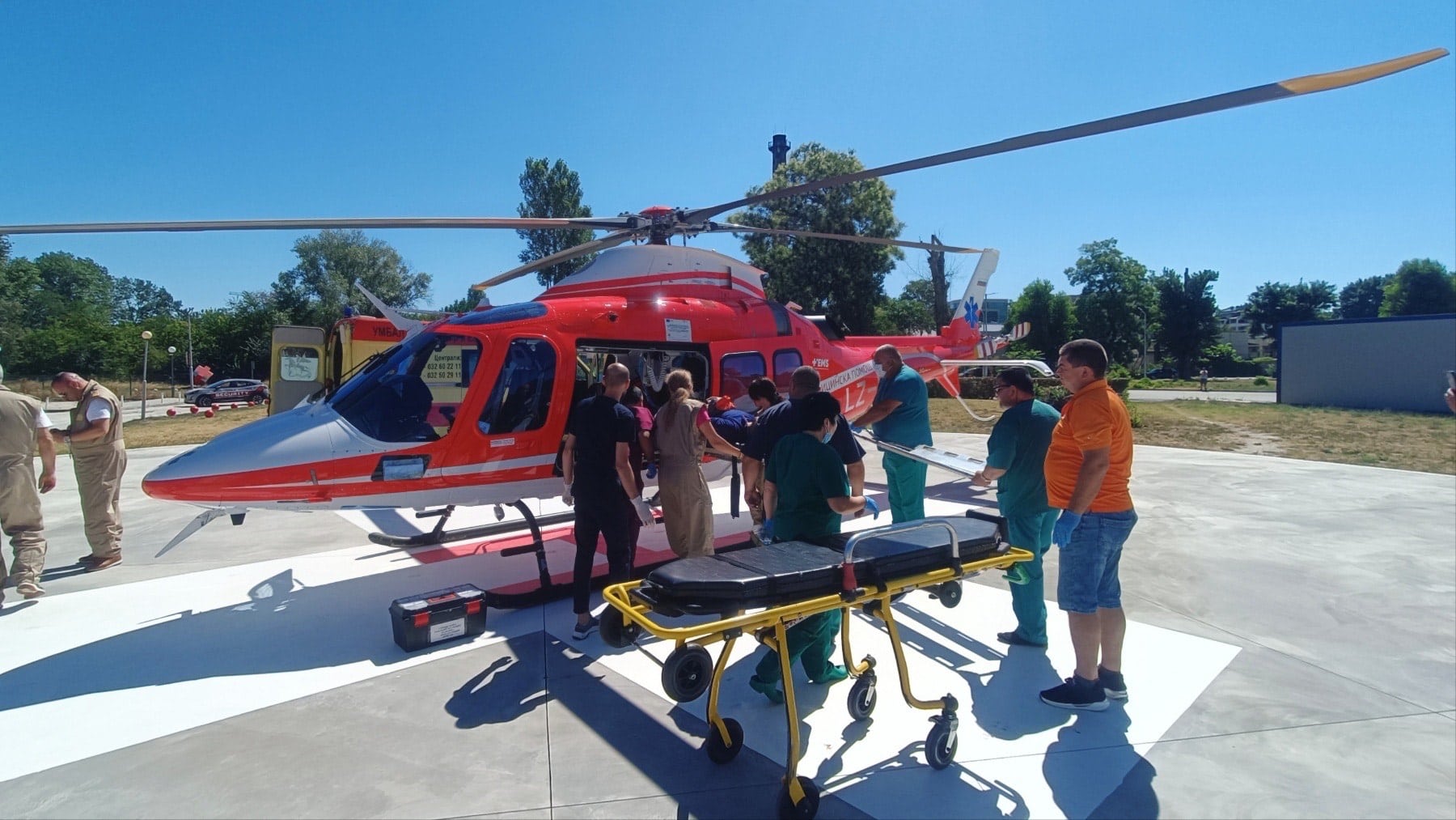 39 годишен турист от Русе е транспортиран днес с медицински хеликоптер