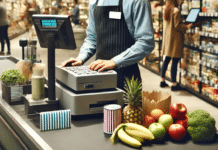 Каса в магазин за хранителни стоки