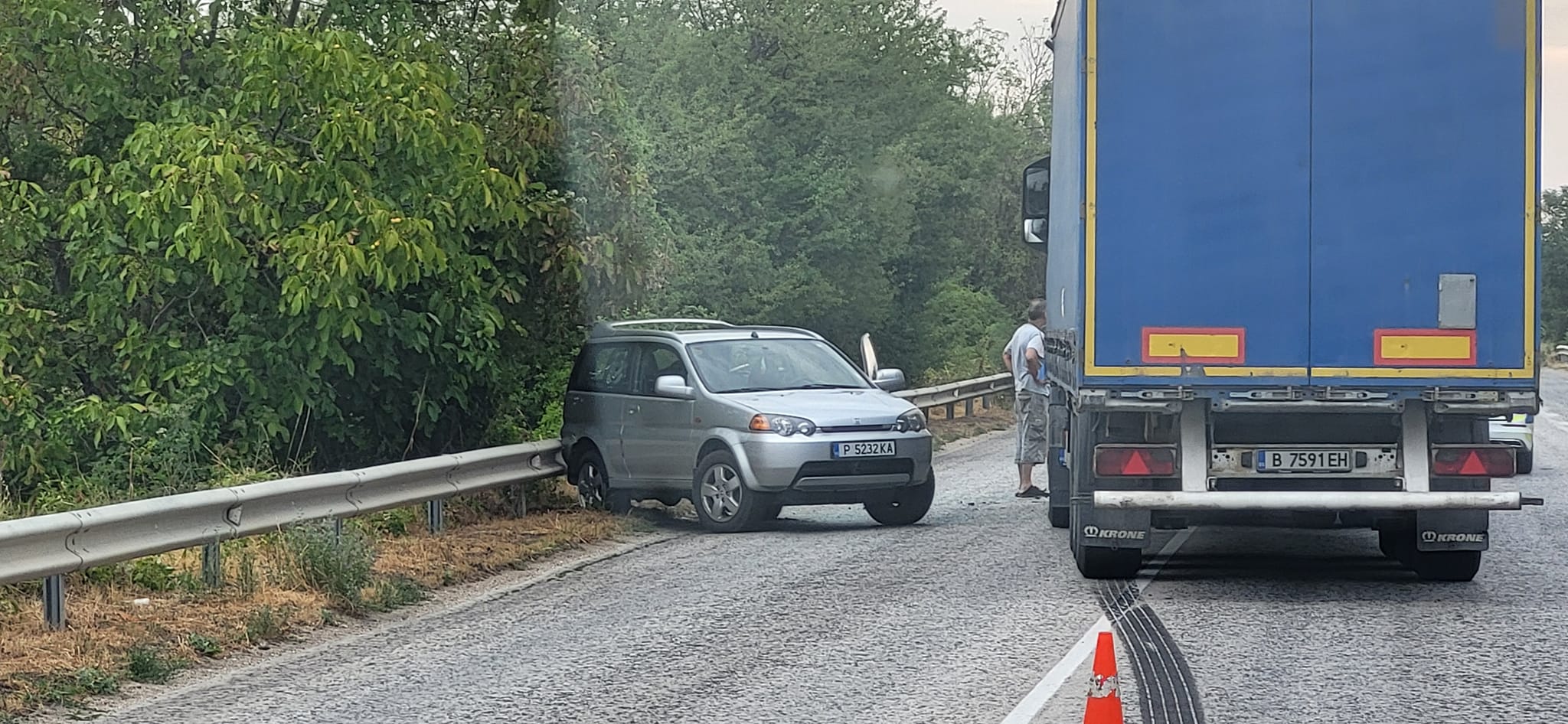 Катастрофа на пътя Плевен – Бяла е станала тази сутрин