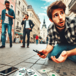 Намерени вещи и пари насред улицата