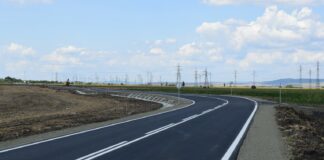 Новият път между двата портала на "Лукойл"