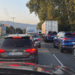 Задръстване от автомобили на Кулата-Промахон за Гърция