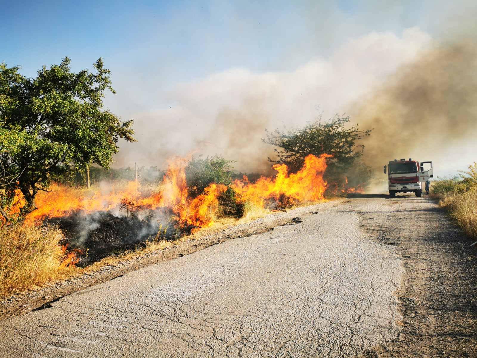 Над 100 хиляди декара е обхванал пожарът в Свиленградско като