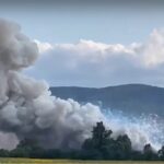 Пожар в склад за фойерверки