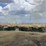 Пожар на тревиста местност край кв. "Банево" в Бургас