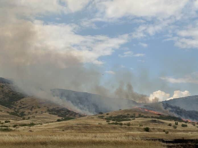 Пожар край квартал Банево 9