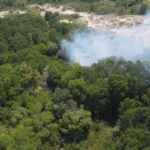 Пожар в Несебър