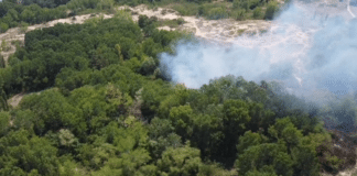 Пожар в Несебър