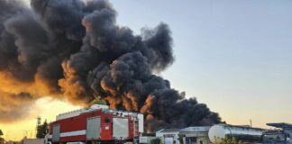 Голям пожар в завод
