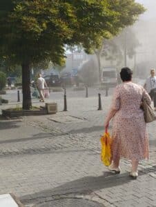 Пожарът, метростанция Сердика, София