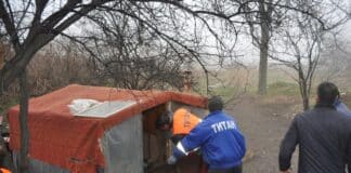 Премахване на биваци в Бургас