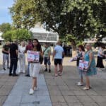 Протест в Бургас в памет на Иван Ангелов