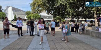 Протест в Бургас в памет на Иван Ангелов