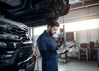 Пункт за Годишен технически преглед, бензинов автомобил