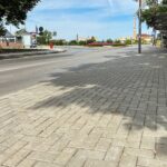 Ремонт, пространство пред магазин „Сара“ в Ямбол