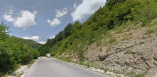 Участък от пътя Габрово - Шипка