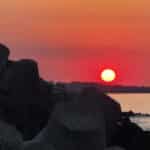 Залез над морето край Созопол