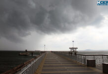 Дъждовни облаци над Бургас, времето