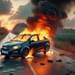 Пожар в лек автомобил