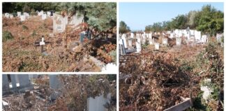 Гробище в квартал Сарафово Бургас