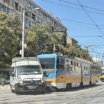 Катастрофа между полицейски бус и трамвай