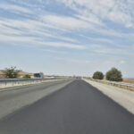 Участък от АМ "Тракия" без пътна маркировка