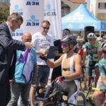 Министър Георги Глушков на колоездачната обиколка