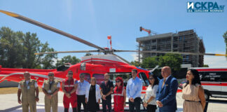 Вертолен медицински хеликоптер в Пловдив