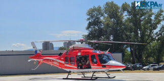 Вертолен медицински хеликоптер в Пловдив