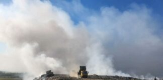 Пожар на сметището в Цалапица