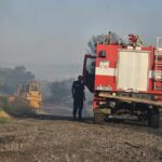Пожар в планината Сакар между селата Коларово и Изворово