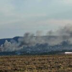 Пожар гори в складове на бившия ремонтен завод в Шумен