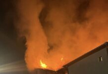 Пожар в село Храбрино