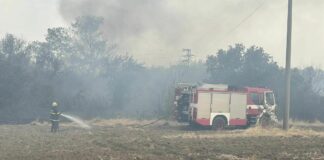 Пожар в Старозагорско