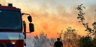 Пожар на полигон "Корен"