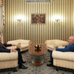 Румен Радев на среща с управителя на БНБ Димитър Радев