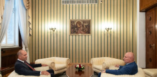 Румен Радев на среща с управителя на БНБ Димитър Радев