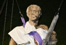 татуята, намерена при разкопките в античния град Хераклея Синтика