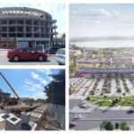 Търговски парк до мол Галерия в Бургас и стари сгради