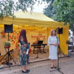 Илияна Йотова на откриването на "Алея на книгата"